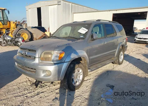 2006 Toyota Sequoia Sr5 V8 из США, поврежденный, VIN 5TDZT34A16S283968